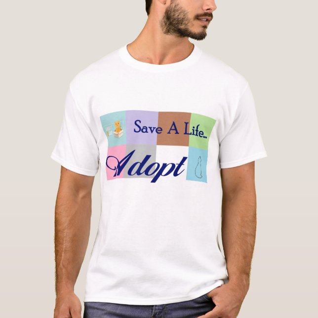 T-shirt Adoptez un tee-shirt (Devant)