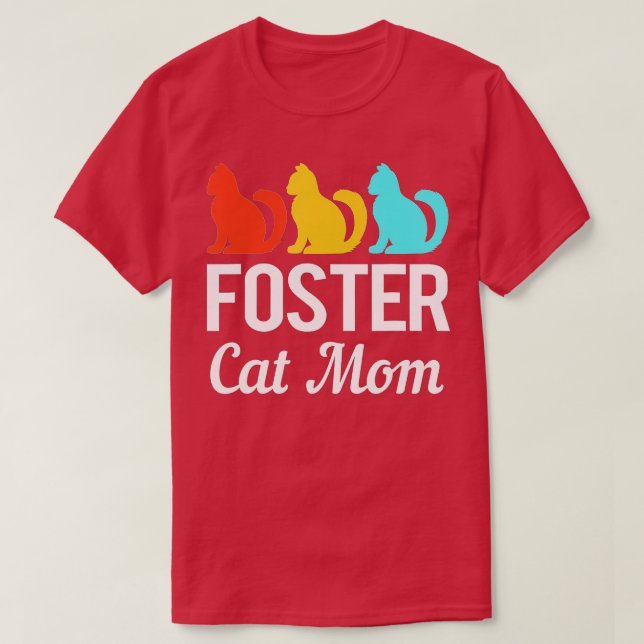T-shirt Adoption animal Chat Secourt Foster Chat Maman (Design devant)