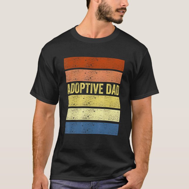 T-shirt Adoption Announcement Day Dad Family (Devant)