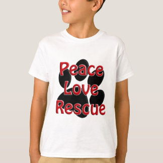 T-shirt Adoption d'animal familier de délivrance d'amour