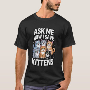 T-shirt Adoption de chat sauvetage animal adoption pour ch