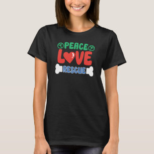 T-shirt Adoption de chien Animal Sauvetage Droits des anim