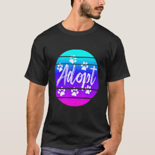 T-shirt Adoption Homme Golden Retriever Animal Compagnon d
