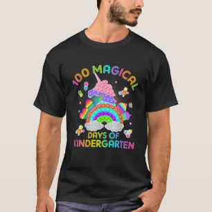 T-shirt Adorable 100 Jours De Magical Kinder Learning Scho