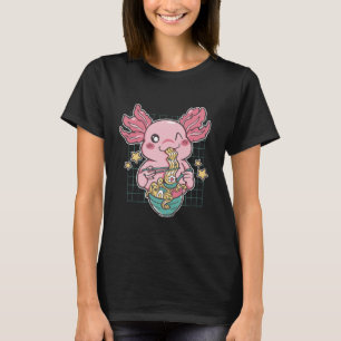 T-shirt Adorable Axolotl manger Ramen