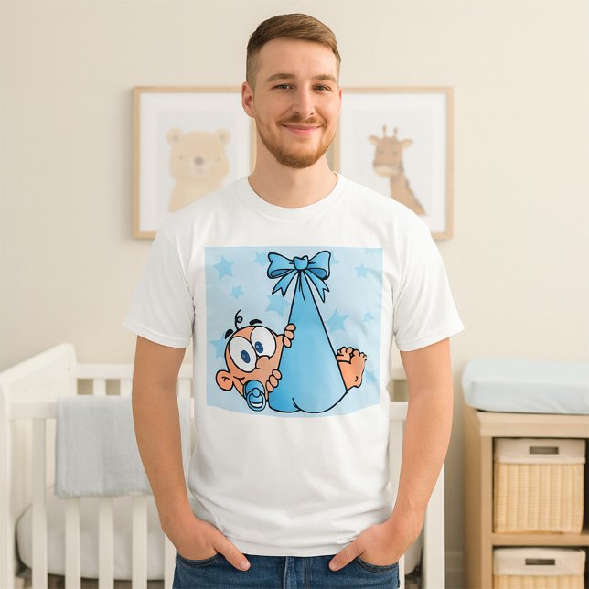 T-shirt Adorable Baby Boy avec Pacifier dans une fronde (Créateur téléchargé)