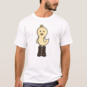 T-shirt Adorable bébé poussin en bottes
