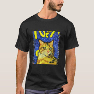 T-shirt Adorable Chat Cute Kitten Kitty Cool Design Vintag
