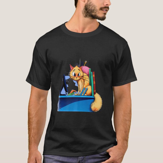 T-shirt adorable chatte chatte chatte chatte chatte chatte (Devant)
