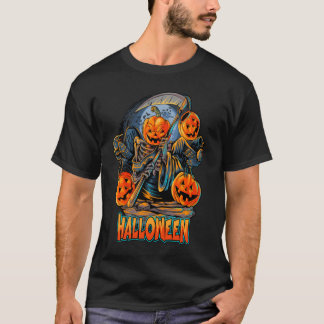 T-shirt Adorable Citrouille Squelette cadeau Halloween