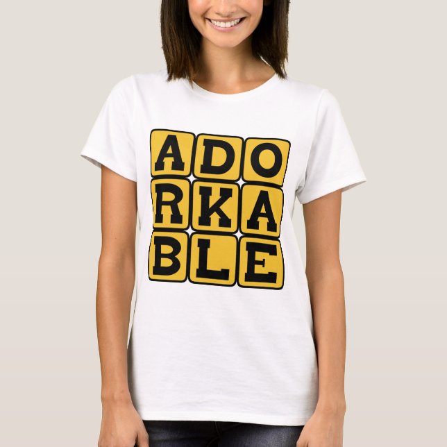 T-shirt Adorable et ringard (Devant)