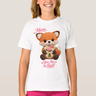 T-shirt Adorable Fox Mom You Are The Best Cute Mothers Day