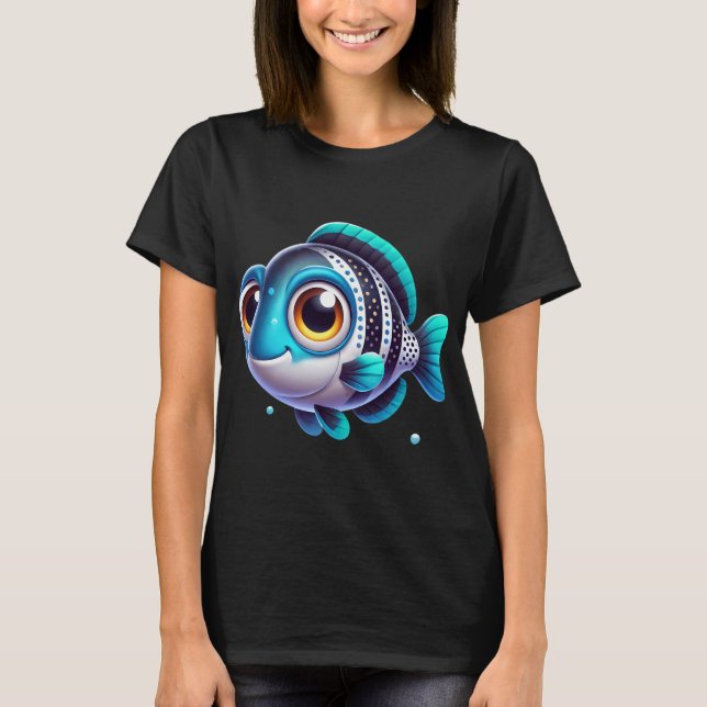 T-shirt Adorable Freshwater Drum Fish (Devant)