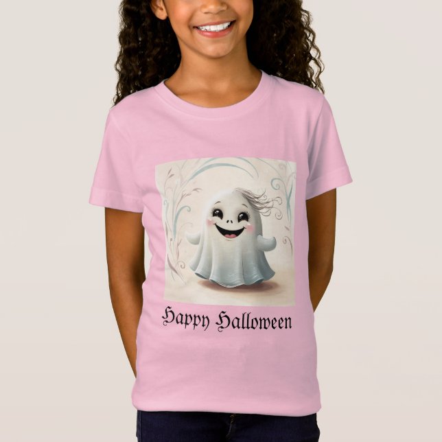 T-Shirt Adorable Ghomajorité ami Halloween Design (Devant)