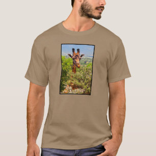 T-shirt Adorable Giraffe Poking His Head Above The Trees