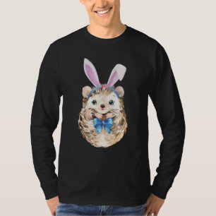 T-shirt Adorable Hérisson de Pâques Bunny Oreilles Hérisso