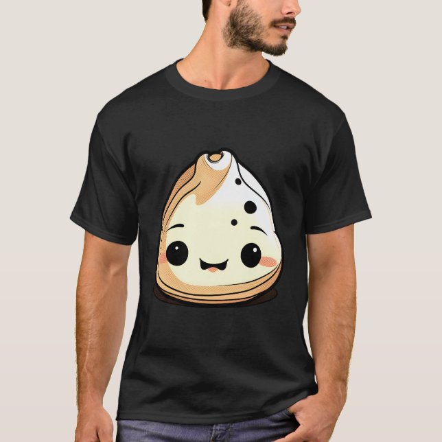 T-shirt Adorable Kawaii Dim Sum Dumpling Et Anime (Devant)