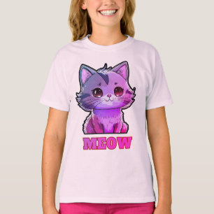 T-shirt Adorable Mignonne Meow