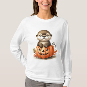T-shirt Adorable Otter d'Halloween