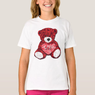 T-shirt Adorable oursin rouge personnalisable pour la Sain