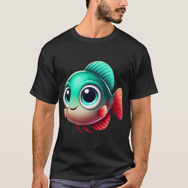 T-shirt Adorable Poisson Gourami (Devant)