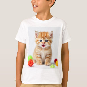 T-shirt adorable pour enfants de chats - Parfait p