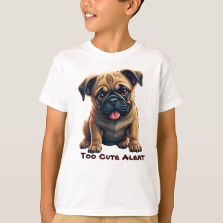 T-shirt Adorable Pug Illustration