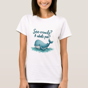 T-shirt Adorable "Sérieusement maritime ? Un jeu de mots s