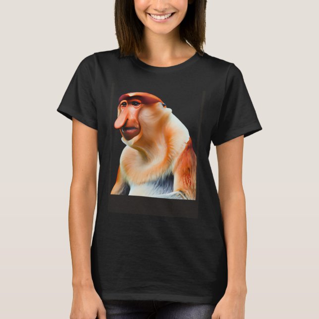 T-shirt Adorable Singe Proboscis (Devant)