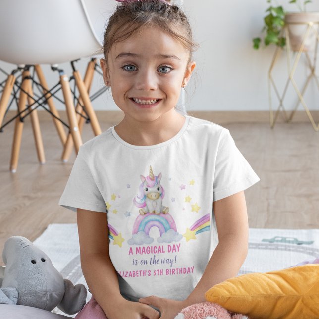 T-shirt Adorable Unicorn Birthday Girl (Créateur téléchargé)