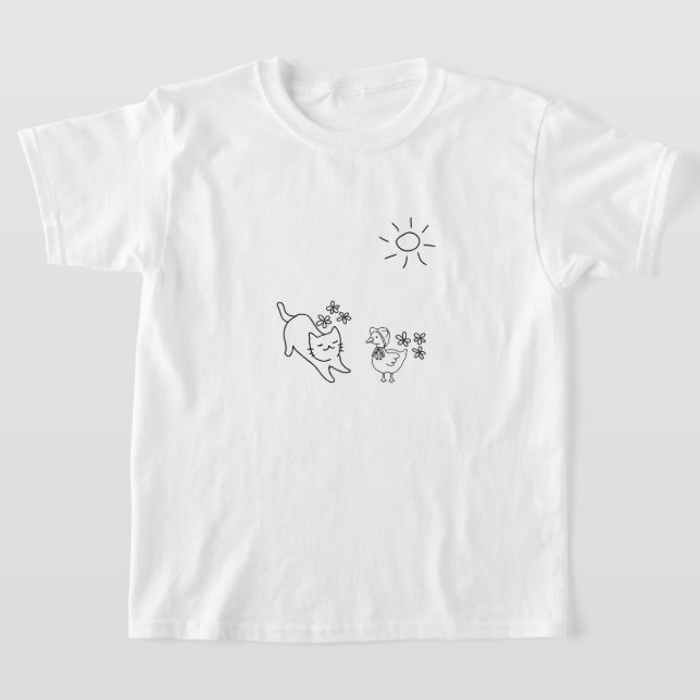 T-shirt Adorables Enfants du Printemps (Poser)