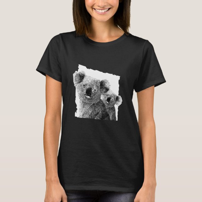 T-shirt Adorables koalas (Devant)