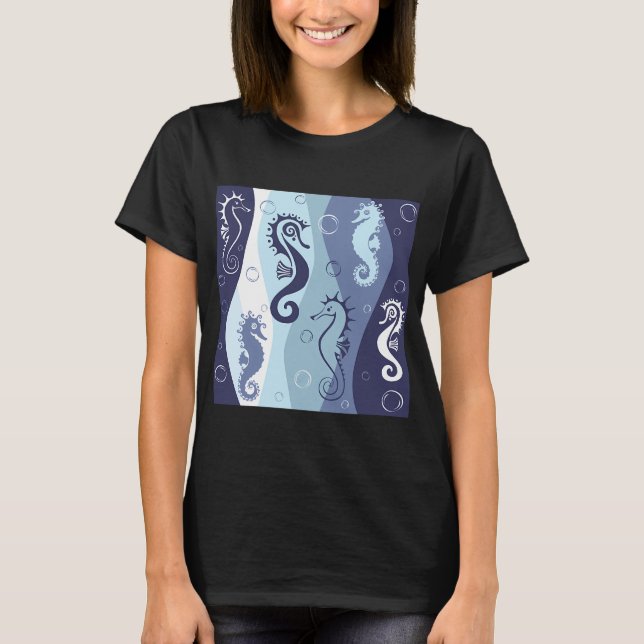 T-shirt Adorables Petits Hippocampes (Devant)
