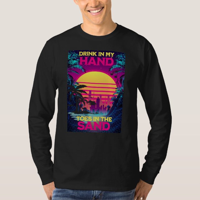 T-shirt Adorables Synthwave Vaporwave Retro 80s (Devant)