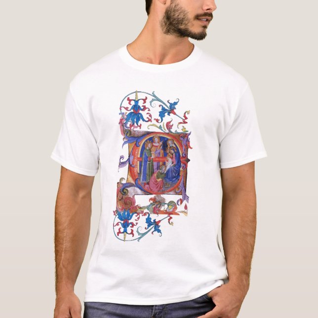 T-SHIRT ADORATION DU PARCHEMENT MAGI NATIVITÉ NOËL (Devant)