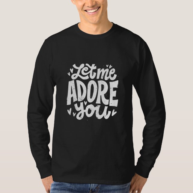 T-shirt Adore Feeling Couple Love Relationship (Devant)