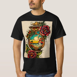 T-shirt "Adorez votre style avec le charme de la nature : 