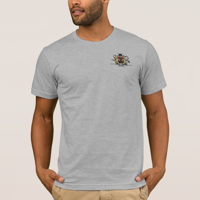 T-shirt ADP de scaphandre du comté de LA Batrays 2009 (Devant)