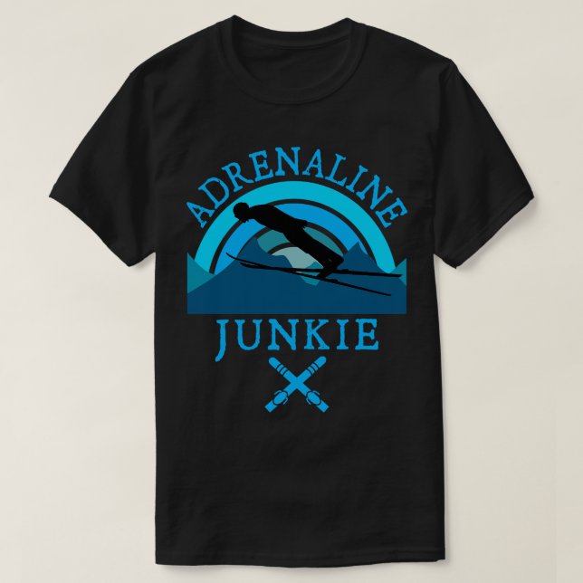 T-shirt Adrénaline Junkie 7 (Design devant)