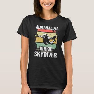 T-shirt Adrenaline Junkie Skydiver