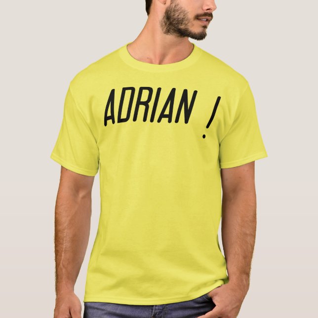 T-SHIRT ADRIAN ! (Devant)