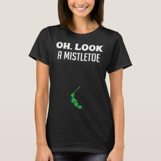 T-shirt Adult Humor Christmas Mistletoe Dirty Santa Under 