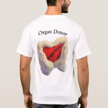 Adult woman and men main hold a red heart, health