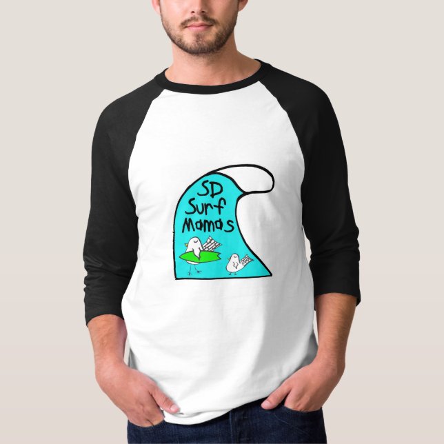 T-shirt Adulte 3/4 douille T (Devant)