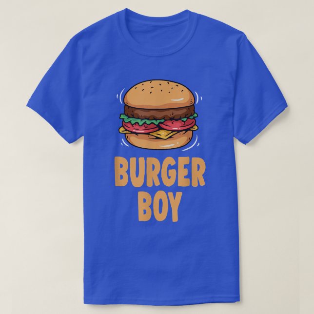 T-shirt Adulte de restauration rapide, hamburger Cheesebur (Design devant)