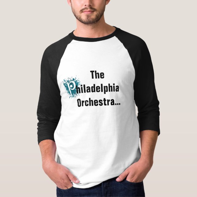 T-shirt adulte d'orchestre de Philadelphie (Devant)
