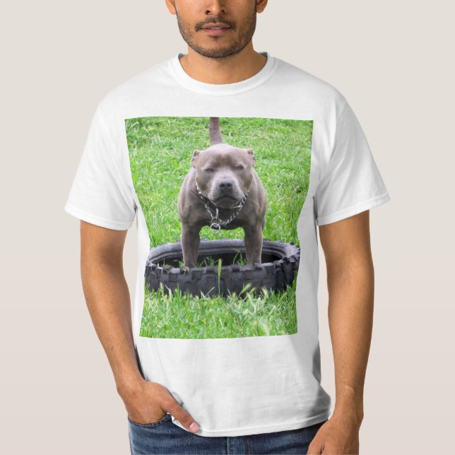 T-shirt Adulte Homme Staffordshire Bull Terrier (Devant)
