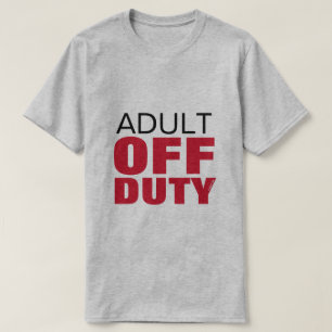 T-shirt Adulte hors service (variante) - Une chemise Miste
