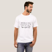 T-shirt Adulte L de pièce en t d'esprit libre (Devant entier)