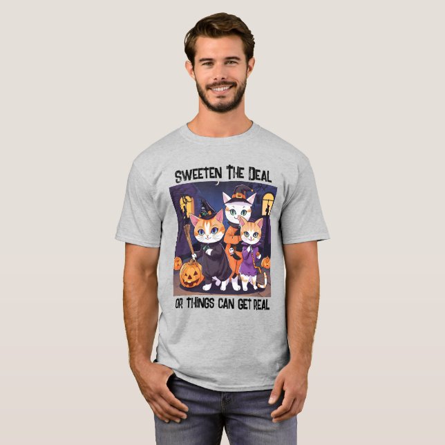 T-shirt Adulte l'accord, ou les choses pourraient devenir  (Devant entier)